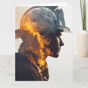 Heldenpark: Feuerwehrmann Danke & Wertschätzung Karte