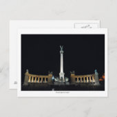 Heldenplatz in der Nacht Postkarte (Vorne/Hinten)