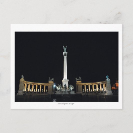 Heldenplatz in der Nacht Postkarte (Vorderseite)