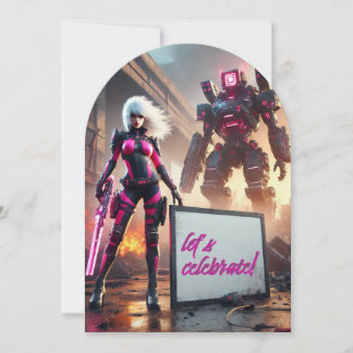 Heldenroboter Einladung