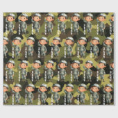 Heldensalut Militärgeschenkpapier Geschenkpapier (Flach)