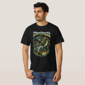 Heldensuche Vintage Fantasy Design T-Shirt (Vorne ganz)