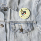 Heldentolle große Schwester T-Shirts und Geschenke Button (Beispiel)