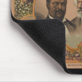 Helder des farbigen Rennens Frederick 1881 Mousepad (Ecke)