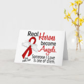 Helder werden Engel AIDS Karte (Gelbe Blume)