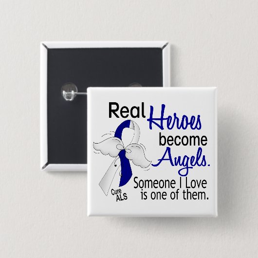 Helder werden Engel ALS Button (Vorne & Hinten)