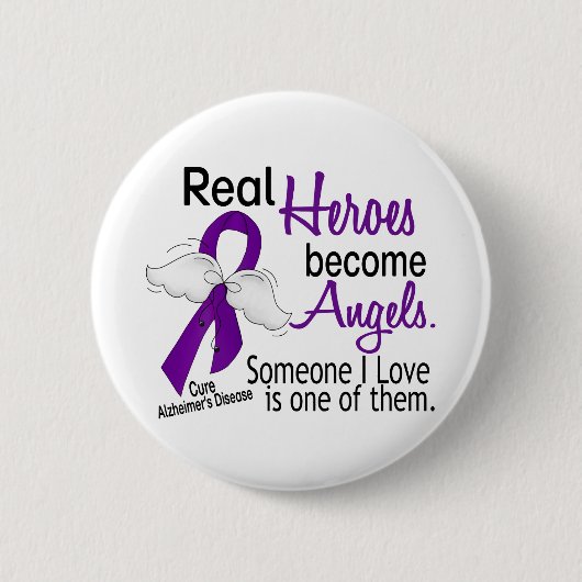 Helder werden Engels-Alzheimerkrankheit Button (Vorderseite)