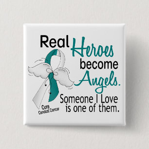 Helder werden Engels-Gebärmutterkrebs Button