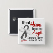 Helder werden Engels-Hirntumor Button (Vorne & Hinten)
