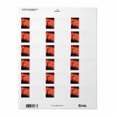 Heldin Adressaufkleber (Vorne)