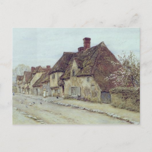 Helen Allingham A Village Street Postkarte (Vorderseite)