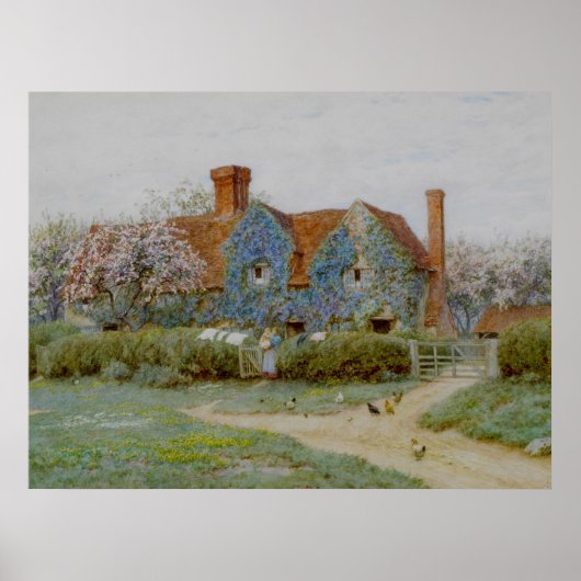 Helen Allingham Buckinghamshire House, Penn Stre Poster (Vorne)
