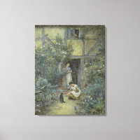 Helen Allingham Vintag den Saucer von Milch