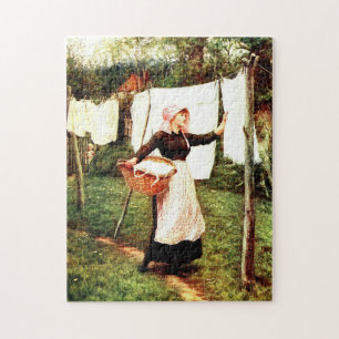 Helen Allingham Wäsche trocknen Puzzle