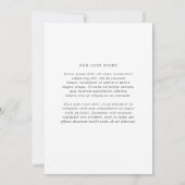 Helen Classic Elegant Wedding Save The Date (Rückseite)