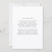 Helen Classic Elegant Wedding Save The Date (Rückseite)