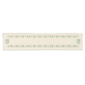 Helen Foster Pine Border Stencil Kurzer Tischläufer (Horizontal)