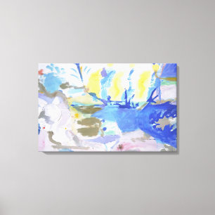 Helen Frankenthaler - Basque Beach - 1958 Leinwanddruck