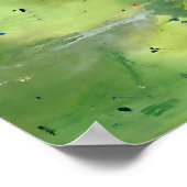 Helen Frankenthaler - Ein grüner Gedanke in einem Poster (Ecke)