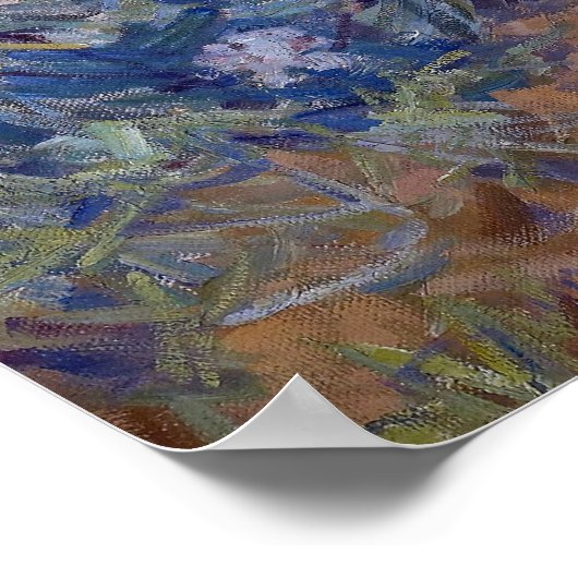 Helen Galloway McNicoll Picking Blume Poster (Ecke)