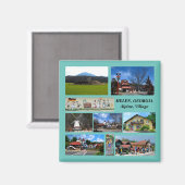 Helen, Georgia Alpendorf Magnet (Vorderseite/Rückseite)