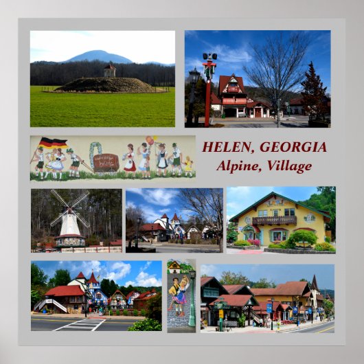 Helen, Georgia Alpendorf Poster (Vorne)