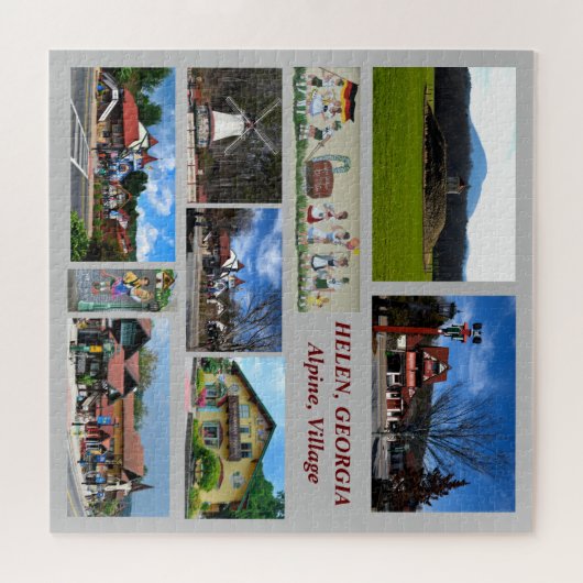 Helen, Georgia Alpine Village Puzzle (Horizontal)