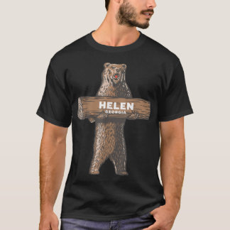 Helen Georgia GA Growling Bear Vacation Souvenir T-Shirt