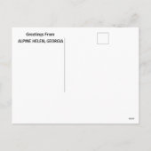 Helen, Georgia Holiday Postcard Feiertagspostkarte (Rückseite)