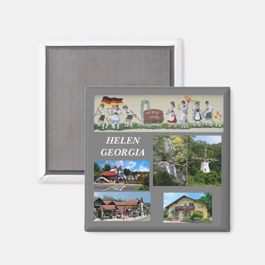 Helen, Georgia Magnet (Vorderseite/Rückseite)