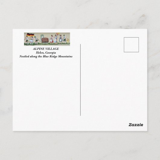 Helen, Georgia Postkarte (Rückseite)