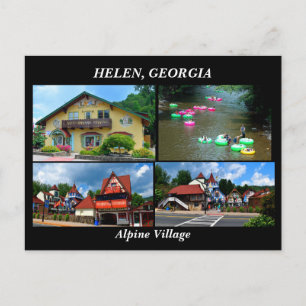 Helen, Georgia Postkarte