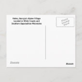 Helen. Georgia-Postkarte Postkarte (Rückseite)