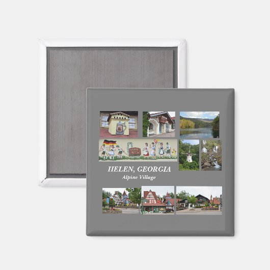 Helen. Georgien Magnet (Vorderseite/Rückseite)
