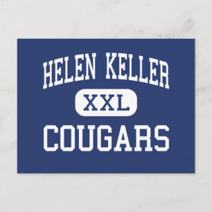 Helen Keller Cougars Mittlerer Osten Postkarte