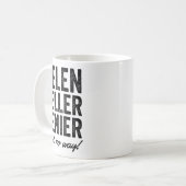 Helen Keller Denier Ain't No Way Funny Retro Meme  Kaffeetasse (Vorderseite Links)