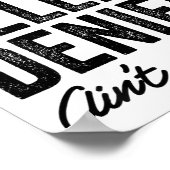 Helen Keller Denier Ain't No Way Funny Retro Meme  Poster (Ecke)