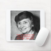 Helen Keller "Faith/Stength" - Zitat zur Weisheit Mousepad (Mit Mouse)