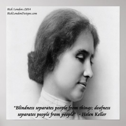 Helen Keller & Famous Blind/Deaf Poster (Vorne)