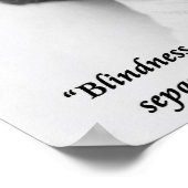 Helen Keller & Famous Blind/Deaf Poster (Ecke)