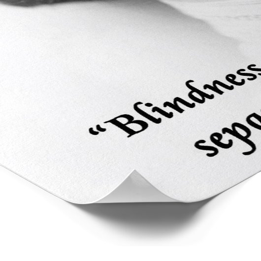 Helen Keller & Famous Blind/Deaf Poster (Ecke)