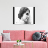 Helen Keller Famous Deaf/Blind Quote Canvas Print Leinwanddruck (Insitu (Wohnzimmer))