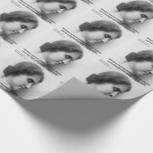Helen Keller & Famous Deaf/Blindes Zitat Geschenkpapier (Ecke)