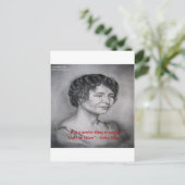 Helen Keller hat Vision Wisdom Zitat Postkarte (Stehend Vorderseite)