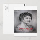 Helen Keller hat Vision Wisdom Zitat Postkarte (Vorne/Hinten)