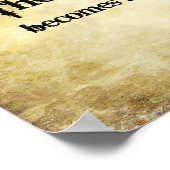 Helen Keller Inspiration Zitat Heresy eines Alters Poster (Ecke)