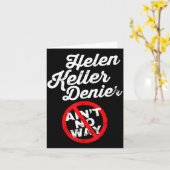 Helen-Keller-Meme, Verweigerer-Witz, lustige Gesch Karte (Gelbe Blume)
