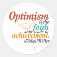 Helen Keller Optimism Zitat