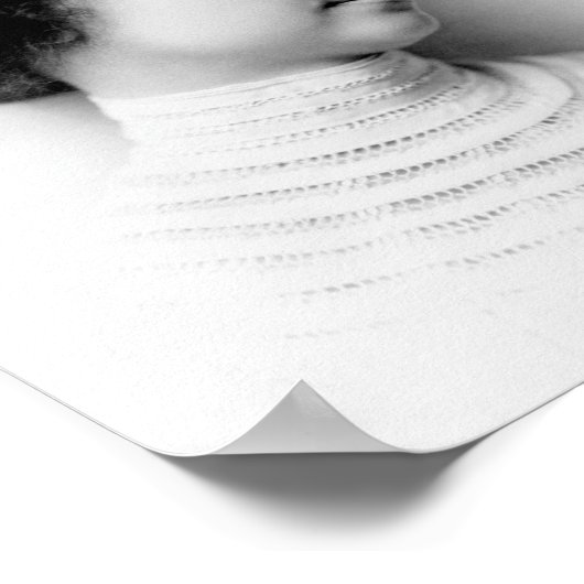 Helen Keller Portrait Poster (Ecke)