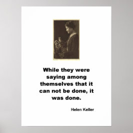 Helen Keller Poster